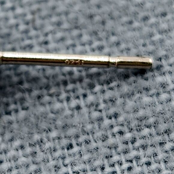 Sterling Silver 8-10mm Black Tahitian Double Pearl Drop Dangle Post Earrings - Picture 6 of 6